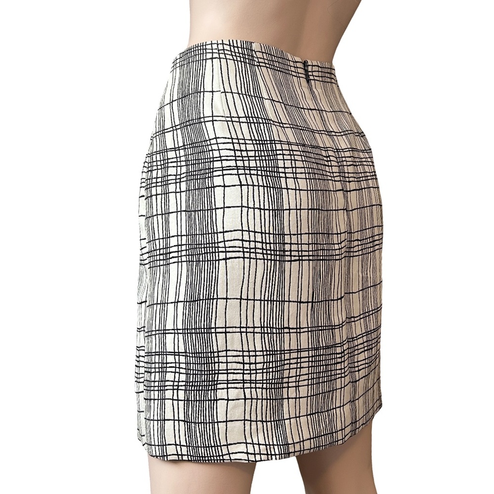 Ann Taylor LOFT String Theory Plaid Windowpane Mini Skirt A-Line Rare NWT - Picture 7 of 13